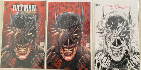 Batman Who Laughs #1 Tony Daniel Set Near Mint/Mint 1st Print w/coa