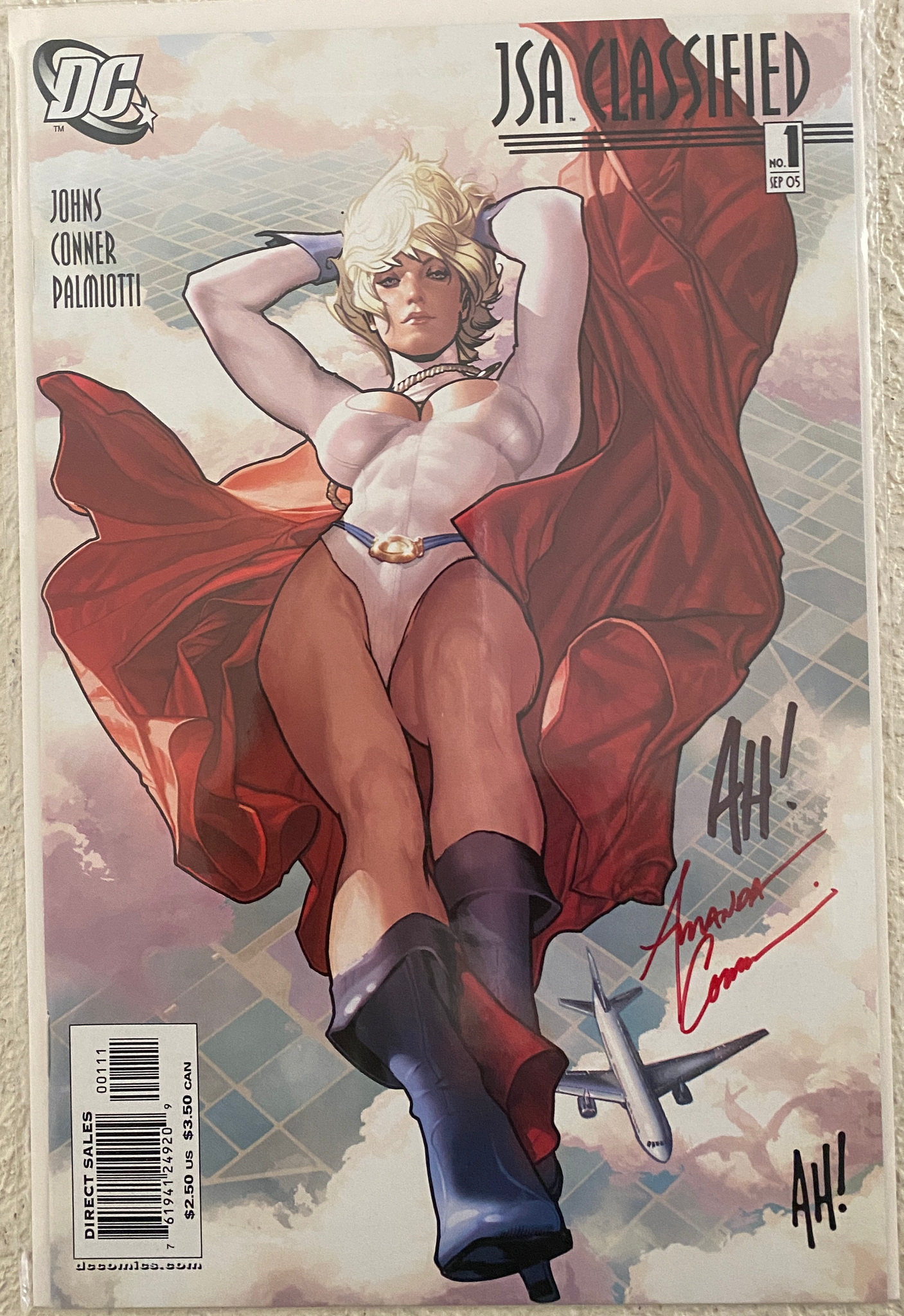 JSA Classified #1 Hughes variant 1st Print Near Mint/Mint signed w/coa